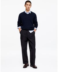 ARKET - Relaxed Cotton Hopsack Trousers - Lyst