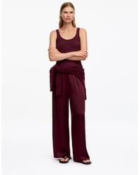ARKET - Silk Satin Trousers - Lyst
