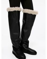 ARKET - Overknee-Stiefel Aus Leder - Lyst