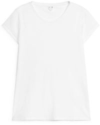 ARKET - Cotton Stretch T-shirt - Lyst