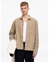 ARKET - Tencel Blend Canvas Overshirt - Lyst