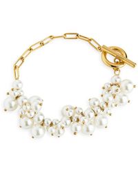 ARKET - Gold-plated Pearl Bracelet - Lyst