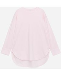ARKET - Shirt-Detail Long-Sleeve T-Shirt - Lyst