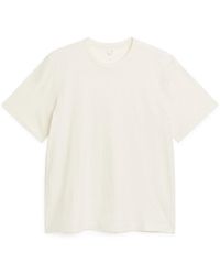 ARKET Linen Blend T-shirt - White