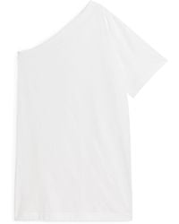 ARKET - One Shoulder T-shirt Dress - Lyst