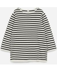 ARKET - Knitted Cotton Jumper - Lyst