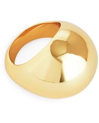 ARKET - Gold-plated Chunky Sphere Ring - Lyst
