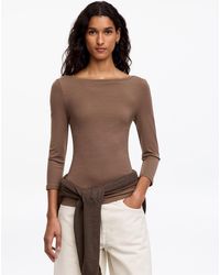 ARKET - Boat-Neck Top - Lyst