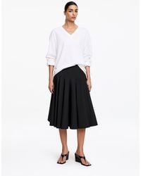 ARKET - Cotton Midi Skirt - Lyst