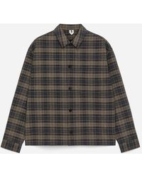 ARKET - Wool Blend Overshirt - Lyst