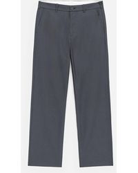 ARKET - Relaxed Wool-Cotton Trousers - Lyst