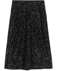 ARKET - Mid-length Sequin Skirt - Lyst