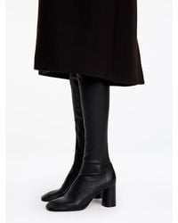 ARKET - Stretch Leather Over-The-Knee Boots - Lyst