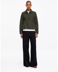 ARKET - Flared-Hem Cotton Canvas Jacket - Lyst