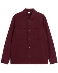 ARKET - Cotton Twill Overshirt - Lyst