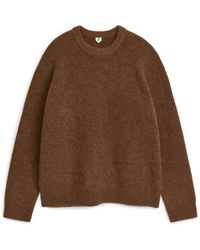 ARKET - Pullover Aus Wolle Und Alpaka - Lyst