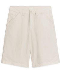 ARKET - Linen Cotton Workwear Shorts - Lyst