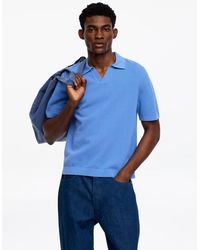 ARKET - Textured Polo Shirt - Lyst