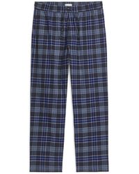 ARKET - Flannel Pyjama Trousers - Lyst