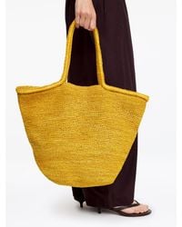 ARKET - Raffia Tote Bag - Lyst