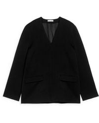 ARKET - V-Neck Blazer Top - Lyst