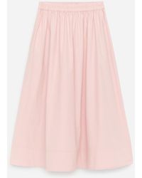 ARKET - Midi Cotton Skirt - Lyst
