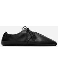 ARKET - Soft Leather Lace-Up Shoes - Lyst