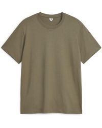 ARKET Heavyweight T-shirt - Green