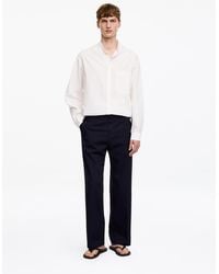 ARKET - Relaxed Cotton Twill Trousers - Lyst