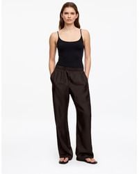 ARKET - Silk Twill Trousers - Lyst