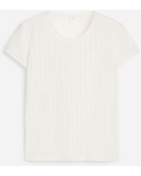 ARKET - Pointelle Short-Sleeved Top - Lyst
