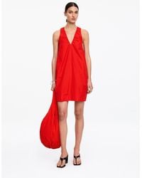 ARKET - Gathered V-Neck Dress - Lyst