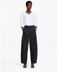 ARKET - Barrel-Leg Trousers - Lyst