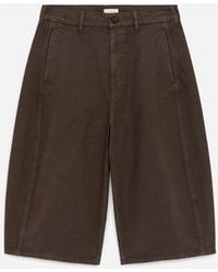ARKET - Barrel-Leg Canvas Shorts - Lyst