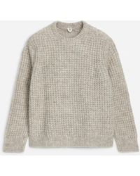 ARKET - Relaxed Wool-Alpaca Jumper - Lyst
