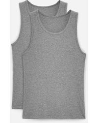 ARKET - Ribbed Tank Top Set Of 2 - Lyst