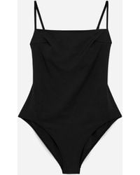 ARKET - Square-Neck Swimsuit - Lyst