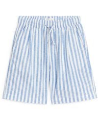 ARKET - Cotton-linen Shorts - Lyst