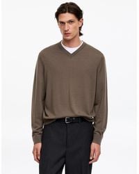ARKET - Merino V-Neck Jumper - Lyst