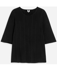 ARKET - Rib-Knitted Top - Lyst