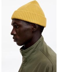 ARKET - Gerippte Baumwoll-Beanie - Lyst