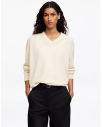 ARKET - Relaxed Cashmere V-Neck Jumper - Lyst