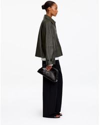 ARKET - A-Line Leather Jacket - Lyst