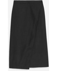 ARKET - Pencil Wrap Skirt - Lyst