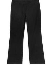 ARKET - Cropped Cotton Stretch Chinos - Lyst