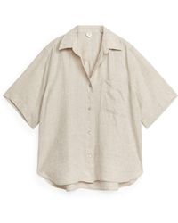ARKET - Linen Resort Shirt - Lyst