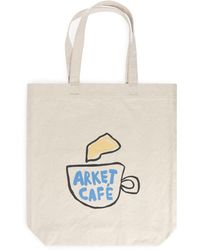 ARKET - Café Canvas Tote Bag - Lyst