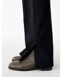 ARKET - Square-Toe Leather Ankle Boots - Lyst