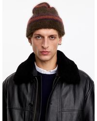 ARKET - Striped Fold-Up Beanie - Lyst