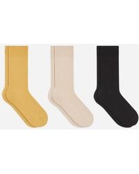 ARKET - Supima Cotton Rib Socks Set Of 3 Pairs - Lyst